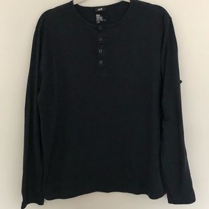 H&M Henley - Blue